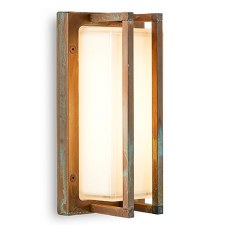 Ice Cubic Flush Wall Light LED 3413 Aged Copper