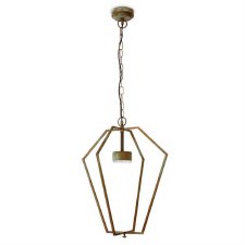 Gemstone Porch Pendant 3458 LED Aged Copper