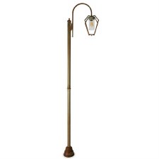 Gemstone Lamp Post 3471 E27 Aged Copper Clear Glass