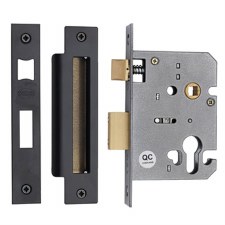 Heritage Euro Sashlock YKSLE3N 3" Matt Black Heritage Euro Sashlock YKSLE3N 3" Matt Black