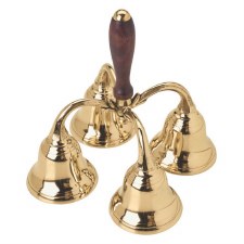 4 Bells with Handle Polished Brass 4 Bells with Handle Polished Brass