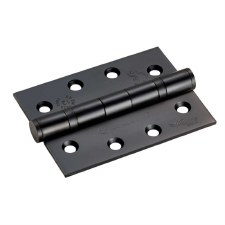 Ball Bearing Butt Hinges 4" x 3" Matt Black