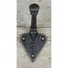 Peg Coat Hook No.3 Antique Iron