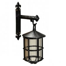 Kirkpatrick 403CB Corner Bracket Wall Light - Black