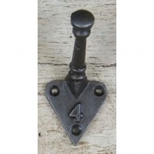 Peg Coat Hook No.4 Antique Iron