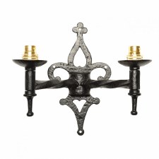 Kirkpatrick 406 Double Wall Light Antique Black