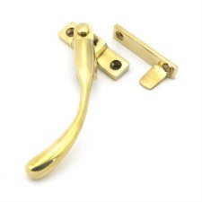 From The Anvil Night Vent Locking Window Fastener LH Polished Brass From The Anvil Night Vent Locking Window Fastener LH Polished Brass
