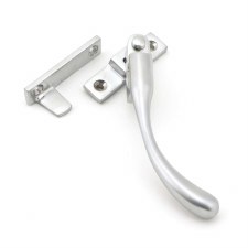 From The Anvil Night Vent Locking Window Fastener RH Satin Chrome From The Anvil Night Vent Locking Window Fastener RH Satin Chrome