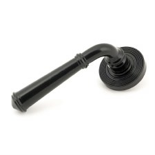 From The Anvil Regency Rose Door Handle Beehive Black