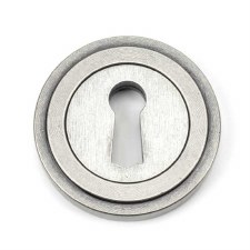 From The Anvil Round Escutcheon Art Deco Pewter From The Anvil Round Escutcheon Art Deco Pewter