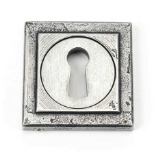 From The Anvil Round Escutcheon Square Pewter