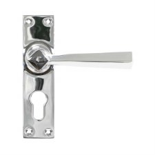 From The Anvil Straight Handles Euro Profile Polished Chrome From The Anvil Straight Handles Euro Profile Polished Chrome