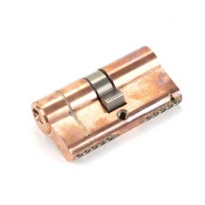 From The Anvil Euro Lock Cylinder 30/30 Polished Bronze Key Differ