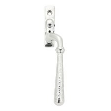 From The Anvil Hammered Newbury Espag Window Handle Polished Chrome RH