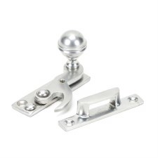 From The Anvil Prestbury Hook Sash Window Fastener Satin Chrome