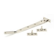 From The Anvil Brompton Window Stay 8" Polished Nickel