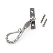 From The Anvil Shepherds Crook Espag Window Handle 16mm Pewter LH