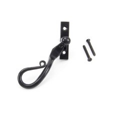 From The Anvil Shepherds Crook Espag Window Handle 16mm Black LH