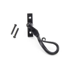 From The Anvil Shepherds Crook Espag Window Handle 16mm Black RH From The Anvil Shepherds Crook Espag Window Handle 16mm Black RH