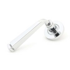 From The Anvil Avon Rose Door Handles Plain Polished Chrome Unsprung From The Anvil Avon Rose Door Handles Plain Polished Chrome Unsprung