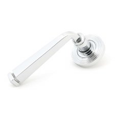 From The Anvil Avon Rose Door Handles Beehive Polished Chrome Unsprung From The Anvil Avon Rose Door Handles Beehive Polished Chrome Unsprung
