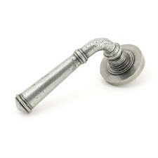 From The Anvil Regency Rose Handles Plain Pewter Unsprung From The Anvil Regency Rose Handles Plain Pewter Unsprung