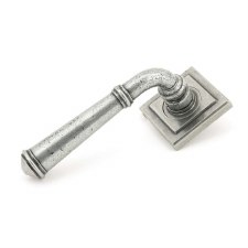 From The Anvil Regency Rose Handles Square Rose Pewter Unsprung From The Anvil Regency Rose Handles Square Rose Pewter Unsprung