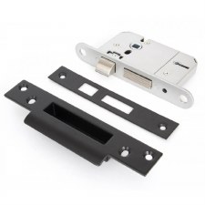 From The Anvil 5 Lever Sash Lock BS 2.5" Black