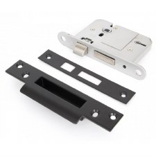 From The Anvil 5 Lever Sash Lock BS 3" Keyed Alike Black