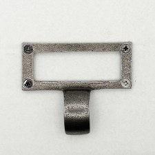 Library/Office Card Frame Drawer Pull Antique Iron