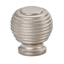 Queen Anne Cabinet Knob Pearl Nickel