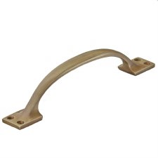 Plain 7.5" Cabinet Handle Light Antique Brass