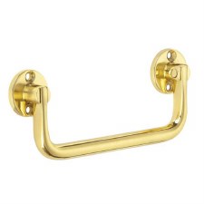 Lifting Handle Polished Brass Unlacquered