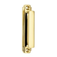 Concave Cabinet Handle 3" Polished Brass Unlacquered