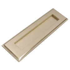 Constable 613 Letter Plate 305mm Satin Brass Lacquered