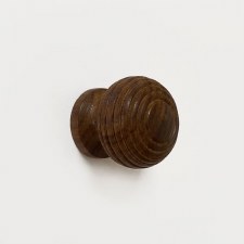 Beehive Cupboard Knob 30mm Natural Wood