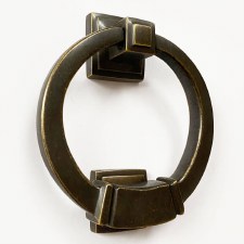 Period Ring Door Knocker Distressed Antique Brass Period Ring Door Knocker Distressed Antique Brass