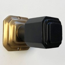 Solid Ebonised Beehive Mk4 Door Knob