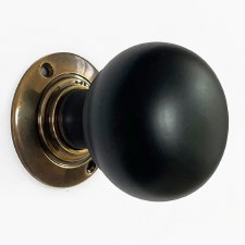 Beehive Door Knobs Ebonized - Broughtons Lighting & Ironmongery