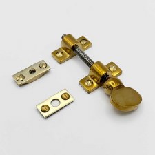 Sash Screw 1/4" x 2.1/4" (60mm) Polished Brass Unlacquered