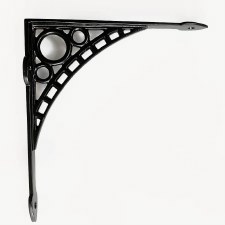 Iron Bridge Shelf Bracket Small Black Iron Iron Bridge Shelf Bracket Small Black Iron