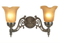 Swirl Small Double Wall Light