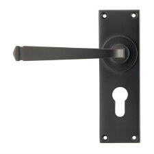 From The Anvil Avon Lock Handles Euro Profile Aged Bronze From The Anvil Avon Lock Handles Euro Profile Aged Bronze