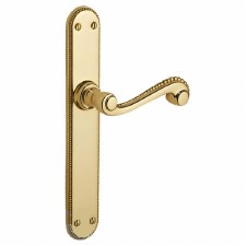 Brassart Princess 925 Latch Door Handles Polished Brass Unlacquered