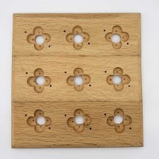 9 Gang Oak Pattress for Dome Switches