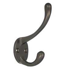 Victorian Hat & Coat Hook Dark Bronze