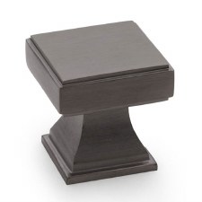 Jesper Square Cupboard Knob Dark Bronze PVD