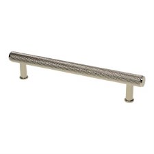 Crispin Knurled Pull Handle 160mm Polished Nickel