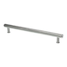 Crispin Knurled Pull Handle 224mm Satin Chrome