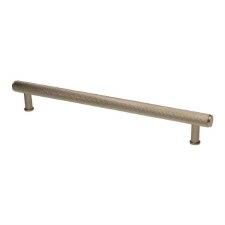 Crispin Knurled Pull Handle 224mm Satin Nickel PVD